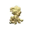 Colgante de Bolsa con Foil Dorado Cadena para Colgar en Teléfono Móvil Nuevo Llavero de My Little Pony Decoración Tienda de Transmisiones en Vivo Douyin Venta al por Mayor