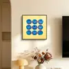 Pinturas decorativas para sala de estar, estilo pequeno e fresco, arte de parede para quarto de criança, pinturas em aquarela calmantes e sonhadoras, impressões de arte com tema de macaron, atacado