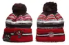 Nueva Gorra de Fútbol 49ers para Otoño e Invierno, Gorro de Punto Cálido Unisex con Letras Bordadas