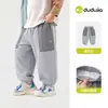 Pantalones deportivos para niño Dudu, pantalones de otoño para niño, pantalones casuales para niña, pantalones largos para bebé, ropa de moda para exteriores para niños