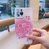 Estilo Chica Conejita Graffiti Rosa Adecuado para Funda de Teléfono Apple 15, Funda Protectora para Teléfono iPhone 15 de Cobertura Completa, Antideslizante