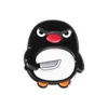 Insignia de Dibujos Animados Personalizada y Divertida con Forma de Pingüino para Jugar con el Teléfono Móvil, Broche Interesante y Exquisito Estilo Animal