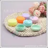 Tarro de crema macaron 10ml, tarro de crema facial, tarro de crema rosa, caja de sombras de ojos, tarro de crema morado 10g