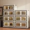 Gabinete de Almacenamiento Multifuncional, Gabinete de Almacenamiento para Sala de Estar, Gabinete Plegable, Gabinete de Almacenamiento y Organización para Ropa, Caja de Almacenamiento, Gabinete de Doble Puerta