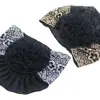 Bufanda de Encaje para Mujer Marrón Cubrecabezas Estilo Nuevo Primavera y Verano Bufanda Hui Cosida a Mano Conveniente Sombrero Cubrecabezas para Madre