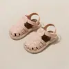 Sandalias Romanas de Playa para Niñas, Estilo Nuevo 2026, Cerradas, Anticolisión, Verano, Antideslizantes, Moda Infantil, Tejido Falso Hueco