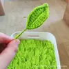 Gancho de tecelagem folhas de lírio-do-vale lã não se esqueça do porta-flores em estoque cravo tulipa rosa terminado girassol desinteressado rosa