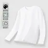 Camiseta de manga larga de otoño, diseño estampado, talla grande, para adolescentes, cuello redondo de hombre, simple y de corte holgado, top moderno