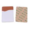 Amazon Transferencia Térmica Blanco Pegatina Trasera para Teléfono Móvil Estuche para Tarjetas Cuero PU Pegatina Trasera para Teléfono Móvil Estuche para Tarjetas Imprimible LOGOTIPO