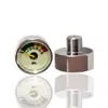 Manómetro hexagonal mini de presión manómetro de diamante carcasa de cobre cromada axial Y25Z 30MPA M10 * 1 suministro directo de fábrica