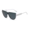 Gafas de Sol Aviador de Moda de Media Montura de Una Pieza Ciclismo Protección Ocular a Prueba de Viento Gafas Personalidad Celebridad de Internet Moda Fotografía Callejera Gafas de Sol