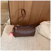 Bolso de axila para mujer de alta calidad y a la moda, bolso cilíndrico elegante, nuevo bolso versátil 2026, bolso de mano, bolso cruzado