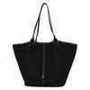 Bolso tote para mujer, bolso de mano casual vintage nuevo 2026, bolso de hombro de terciopelo para ir al trabajo, otoño, gran capacidad, diseño simple