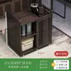 Mesa de Chá Pequena Móvel para Casa Mesa de Chá Madeira Maciça Carrinho de Chá Chaleira de Água Armário de Chá Integrado com Rodas Mesa Lateral de Chá Bandeja de Chá Kung Fu
