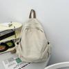 Mochila escolar para mujer, estilo retro Mori, de lona, estilo Harajuku japonés, para estudiantes de secundaria, sencilla y combinable.