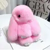 Pele de Coelho Rex Sintética Pingente de Coelho Morto Boneca Desenho Animado Fofa Pingente de Coelho Chaveiro de Carro Pingente de Bolsa