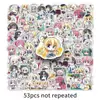 53 miles de pegatinas de graffiti de flores de amor personalizadas transfronterizas dibujos animados día difuso juego decoración taza teléfono móvil pegatinas al por mayor