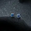 Brincos Cluster de Diamante Cheio de Novo Estilo Transfronteiriços para Homens, Modernos e Versáteis, Brincos de Flor de Íris em Forma de Cruz de Alto Padrão para Mulheres