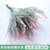 En Stock Amazon Lavanda Artificial Flocado Espiga de Trigo Flores de Plástico Planta en Maceta Lavanda Jacinto Flores Falsas