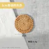 Tapete de aislamiento térmico de ratán para el hogar, tapete para olla antiquemaduras, tapete para tazón, resistente a altas temperaturas, tapete para mesa de comedor, tapete para plato resistente al calor, posavasos, soporte para tetera