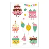 Nuevo Sticker de Tatuaje de Dibujos Animados Impermeable Original Lindo Niños Princesa Sueño Sticker de Tatuaje de Dibujos Animados Sticker de Tatuaje Divertido