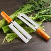 Cuchillo de caña de acero inoxidable, pelador especial para lechuga, pelador multifunción de cocina, pelador de frutas, calabazas y patatas.
