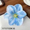 Clima de Primavera Lírio Azul Tulipa Flor Grampo de Cabelo Grampo Bico de Pato Super Delicado Elegante Penteado Lateral