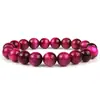 Pulsera de Ojo de Tigre natural directa de fábrica 3A pulsera de cuentas de ojo de tigre de color pulsera terminada pulsera al por mayor