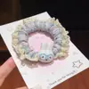 Elástico de Cabelo de Renda Coelho Miffy Desenho Animado Doce Fofo Menina Rabo de Cavalo Corda Simples para Cabelo