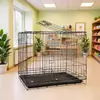 Jaula para perros encriptada, jaula para gatos, jaula para perros grandes, medianos y pequeños, jaula de hierro audaz, jaula plegable, casa para perros, villa para gatos, nido para mascotas