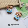 Accesorios de Resina para Manualidades de Dibujos Animados Capibala Pegamento de Crema Pasador Hecho a Mano Funda para Teléfono Móvil Hebilla de Zapato Accesorios de Joyería Lote