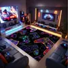 Alfombra de suelo estilo americano para mando de consola de juegos, para sala de juegos, sala de estar, sofá, resistente a la suciedad y fácil de mantener, de Amazon temu, transfronteriza