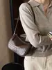 Bolso de moda de un solo hombro tipo dumpling para mujer de este año, nuevo bolso bandolera de sillín retro texturizado estilo coreano 2026, transfronterizo