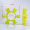 T95 tendón de res almohadilla hexagonal bomba de agua par rueda tendón de res elastómero flor de ciruelo rueda hexagonal 105 poliuretano bloque hexagonal punto