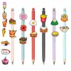 Clip para Bolígrafo de Goma Suave PVC de Grado Alimenticio Transfronterizo Clip para Popote Accesorios Decorativos DIY en Stock