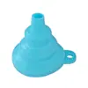 Embudo de Silicona Plegable Mini Portátil Telescópico para Aceite Almacenamiento por Compresión Suministros de Cocina Embudo de Silicona