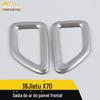 Adequado para 18 Jettel X70 painel frontal saída de ar anel brilhante X70 frente ar condicionado ar condicionado saída de ar adesivos decorativos