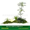 Série Paisagem de Expressão Idiomática de Quatro CaracteresCombinação de Plantas Verdes Artificiais para Paisagismo Decoração de Vitrine Interna