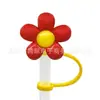 Novos acessórios para namoradas Tubo de sucção Manga Tampa de sucção Silicone Plugue de poeira Bonito Anime Party Straw Decoration Produtos transfronteiriços