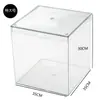 Caja Portátil de Acrílico para Arreglos Florales, Caja de Regalo Transparente para Arte Floral, Caja de Embalaje para Ramo de Flores, Caja de Regalo para Dinero