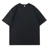 Camiseta Masculina de Algodão Penteado com Manga Curta 180g Gola Redonda Camiseta Lisa de Algodão Camiseta Básica Casual Masculina de Manga Curta
