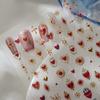 Pegatinas Transfronterizas DIY Hechas a Mano Estampado en Caliente Corazón Estrella de Seis Puntas Pegatinas para Uñas Estilo Europeo y Americano Sexy Deseo Puro Pegatinas Decorativas