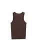Para Comercio Exterior Transfronterizo Estilo Europeo y Americano Verano 2025 Nuevo Ropa para Mujer Top Básico de Punto Plano con Chaleco Base