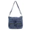Versión Coreana 2026 de Bolso de Mezclilla de Diseño Único para Mujer, Bolso de Hombro Casual Retro, Bolso Cruzado de Alta Gama para Mamá, Moderno