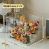 Caixa de Exibição e Armazenamento de Pingentes de Caixa Surpresa, Armário de Armazenamento de Miniaturas e Brinquedos de Pelúcia, Rack de Exibição Transparente à Prova de Poeira