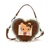 Moda coreana y japonesa mini de alta gama de nicho 2026 nuevo bolso de hombro de dibujos animados para mujer bolso cruzado de otoño