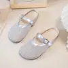 Sandalias Cerradas para Niñas para Uso en Exteriores, Antideslizantes, Estilo Verano 2026 Zapatos Infantiles, Zapatos para Bebé Niña, Zapatillas de Princesa Tejidas Huecas