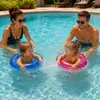 Flotador de natación personalizable con lentejuelas brillantes, un potenciador de ambiente para fotos, disponible en múltiples colores, flotador de natación de juguete inflable