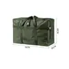 Bolsa de Armazenamento Transfronteiriça em Tecido Oxford, Capacidade Extra Grande, Impermeável, Resistente ao Desgaste, à Prova de Poeira, Ultra Espessa, Bolsa de Viagem Durável com Alça
