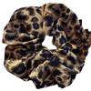Luxo Leve Retrô Leopardo Anel de Cabelo Intestino Grosso Laço de Cabelo Elegante da Moda Corda de Cabelo de Alta Elasticidade Corda Simples Elegante para Rabo de Cavalo